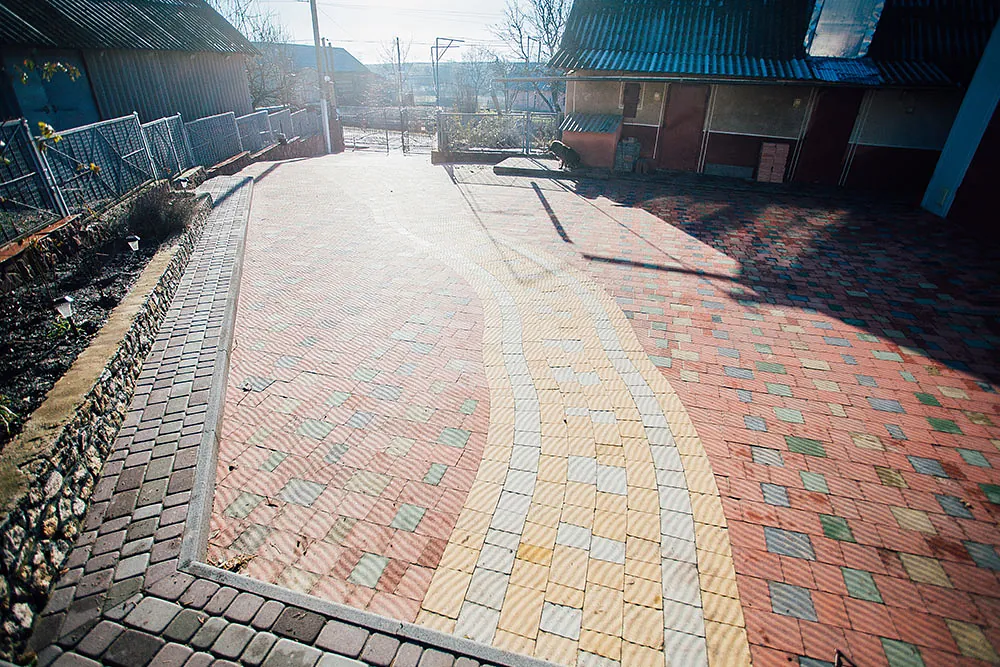 driveway installed at a customers home